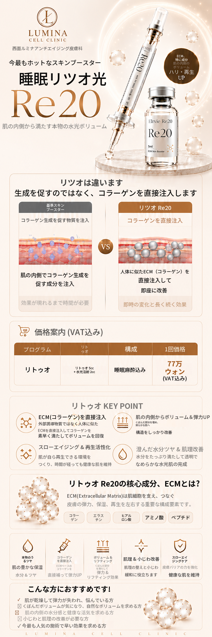 エルミナ リトゥオ光 Re20 水光注射