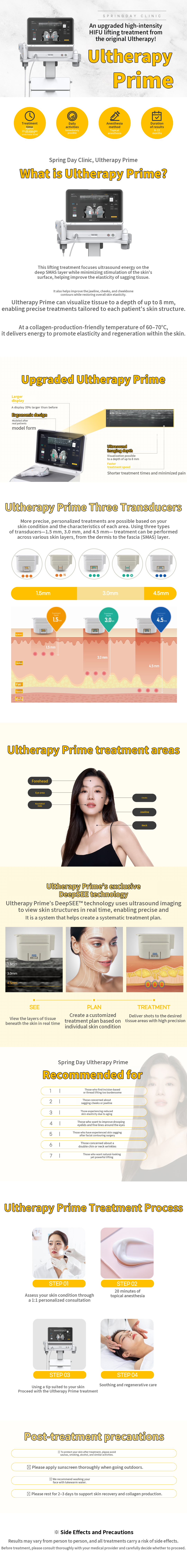 Sinchon Ultherapy PRIME Standard Tip / I-Tip Shots_Distribution Available