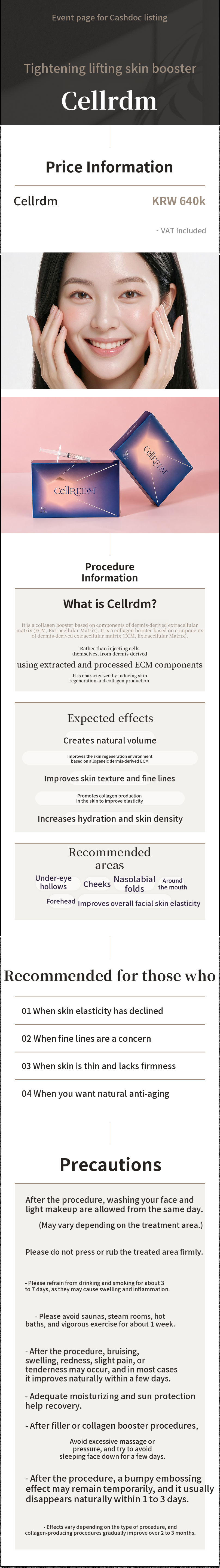 Cellrediem Collagen Lifting for Nasolabial Folds, Under-Eye Hollows, and Smile Lines