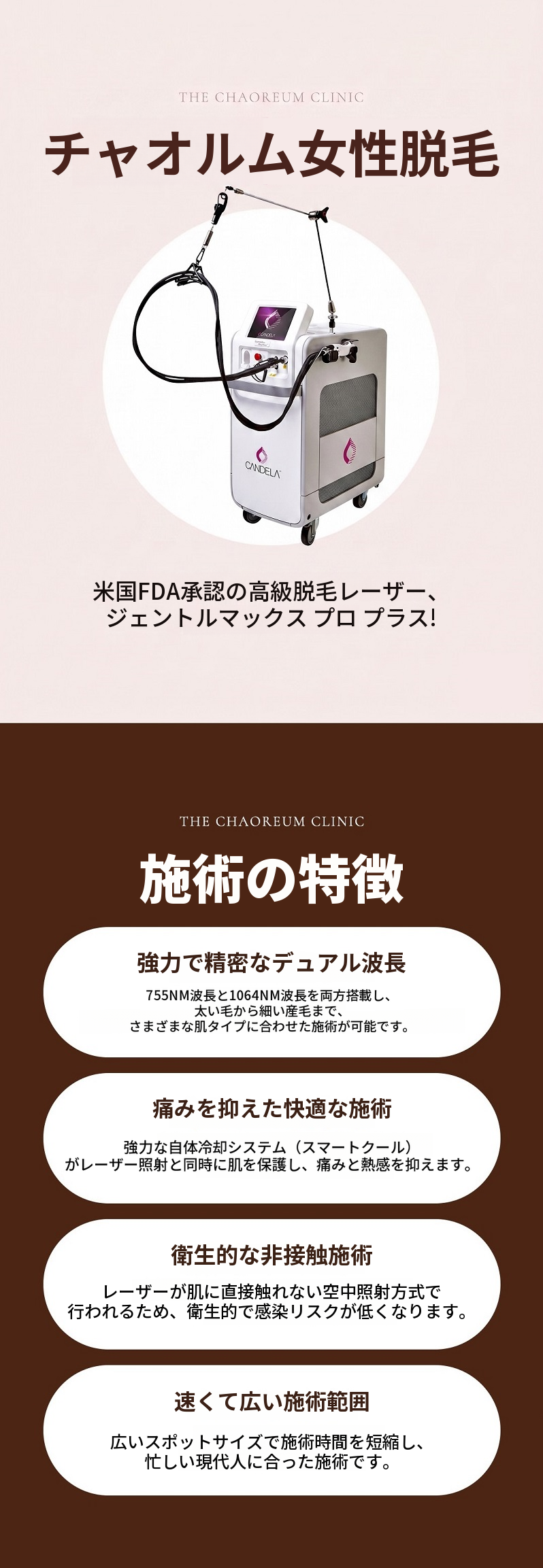 ザ・チャオルム釜山 女性脱毛