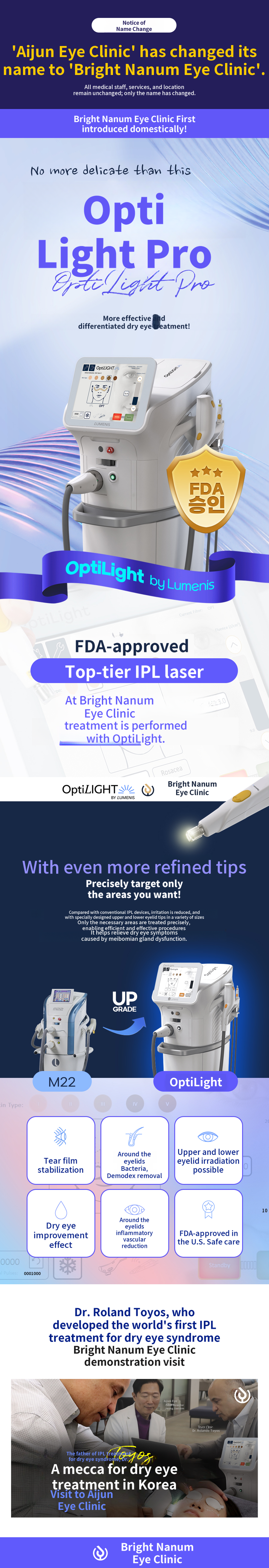 OptiLight IPL Photofacial for Dry Eye Disease