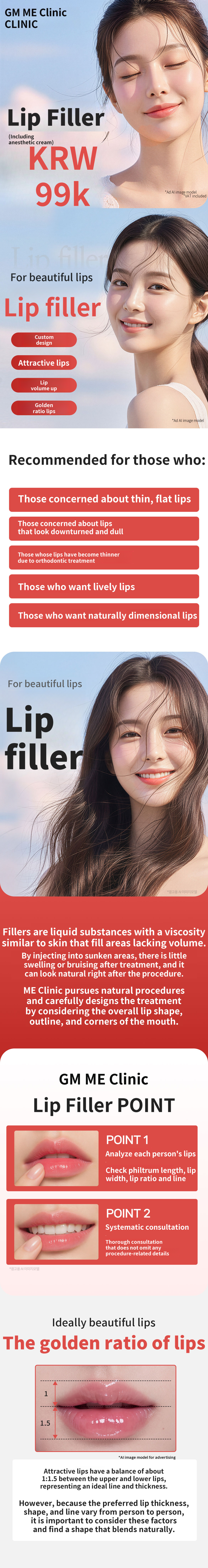 Lip Filler treatment by the lead physician