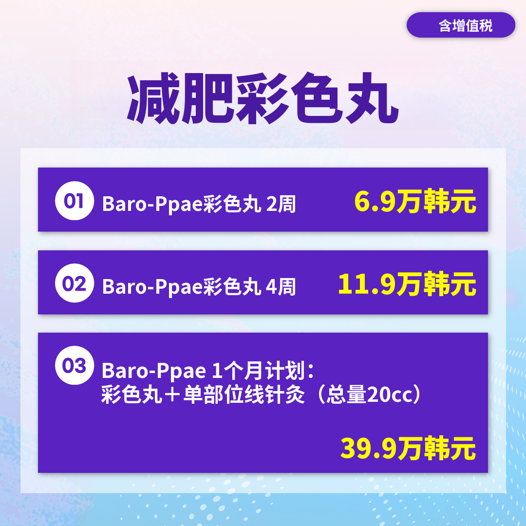 【减肥丸】添加水果香味的彩色减肥丸