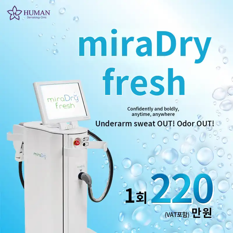 miraDry Fresh Underarm Sweat | Body Odor Removal
