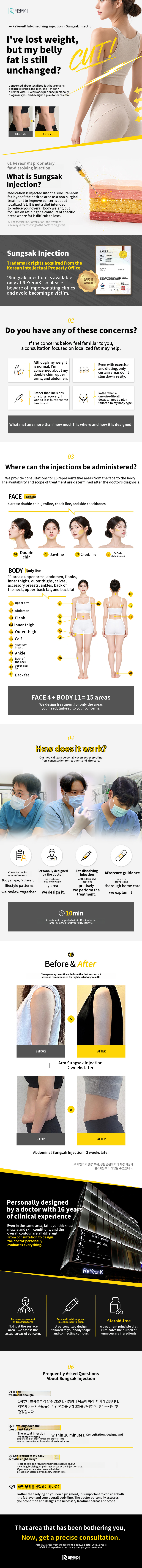 NO-Steroid Fat-Dissolving, Abdominal Slimming Injection