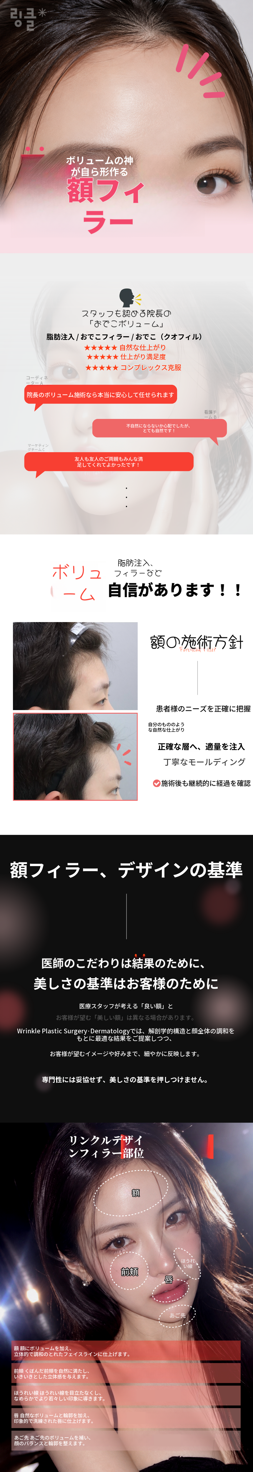 ♥ボリュームの神♥ デザイン額ヒアルロン酸 1cc