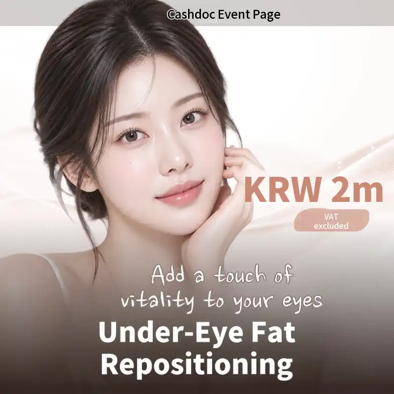 Surgery performed directly by the chief surgeon) Add vitality to the eyes with Under-Eye Fat Repositioning