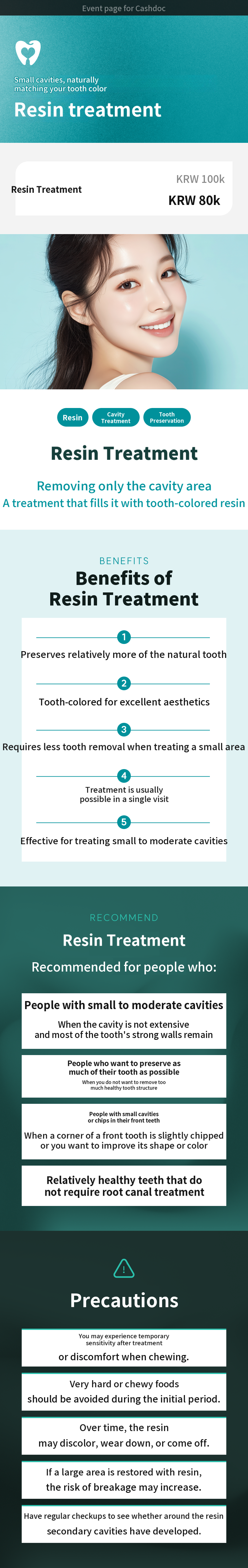 Resin treatment