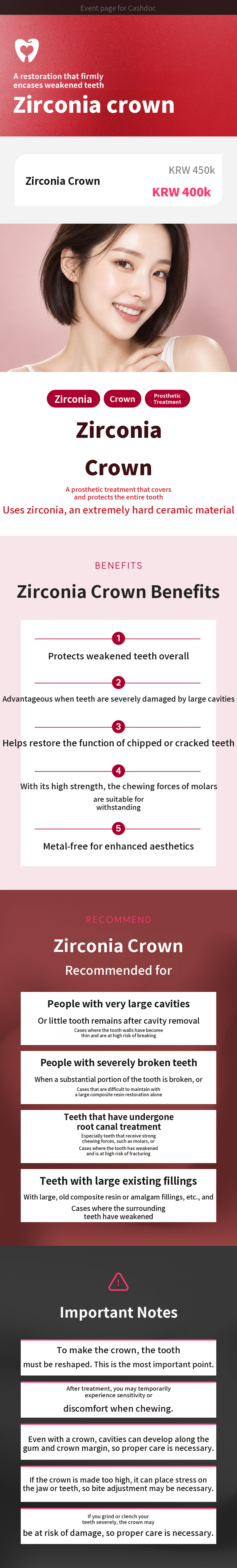 Zirconia Crown Treatment