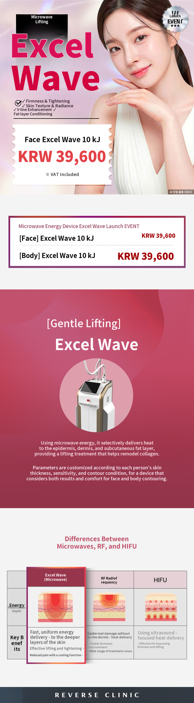 Bundang Excel Wave - Facial & Body Skin Tightening