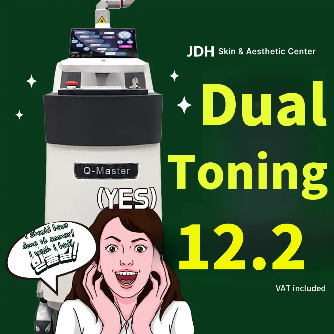 Erase pigmentation and brighten your complexion—complete your radiant, porcelain-like skin with Dual Toning