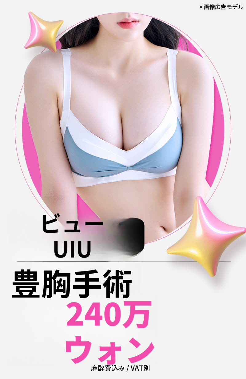 ❤️ビュー❤️UIU 胸の整形 240