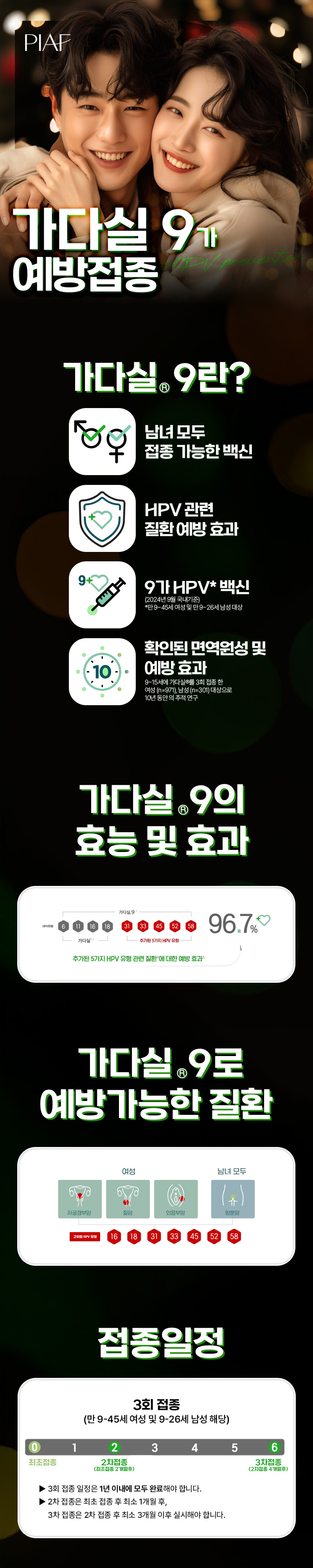 피아프의원 가다실 9가 백신접종 3회 이벤트, 시술 상세 이미지