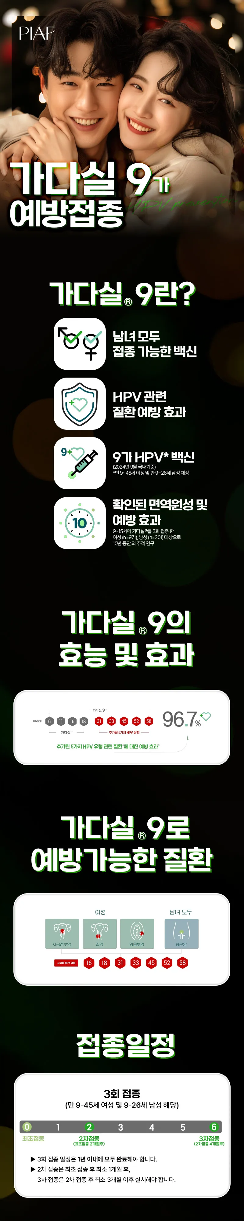 피아프의원 가다실 9가 백신접종 3회 이벤트, 시술 상세 이미지