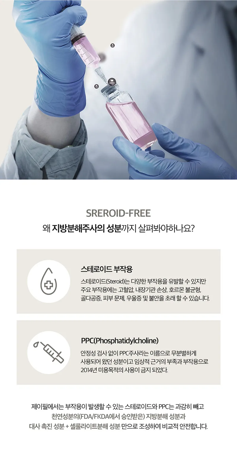 제이필의원 스테로이드 없는 강력 지방분해 커팅주 이벤트, 시술 상세 이미지