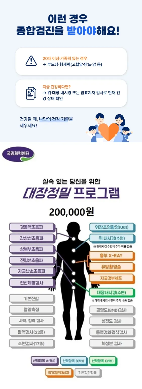 국민체력센터의원 대장정밀검사 (건강검진) 이벤트, 시술 상세 이미지