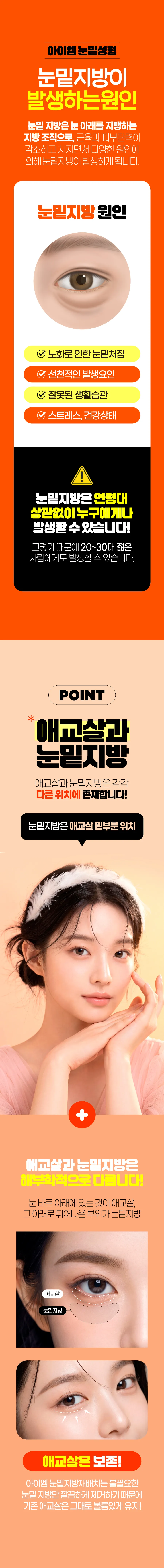 부산 아이엠 눈밑지방재배치 & 중년하안검