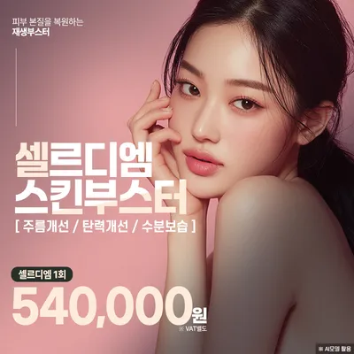 분당 셀르디엠 스킨부스터 이벤트 썸네일 이미지
