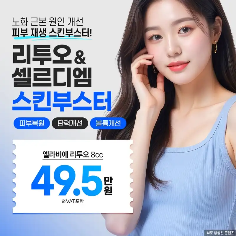 리버스의원(분당점) 분당 리투오 & 셀르디엠 - 스킨부스터 8cc 시술 이미지