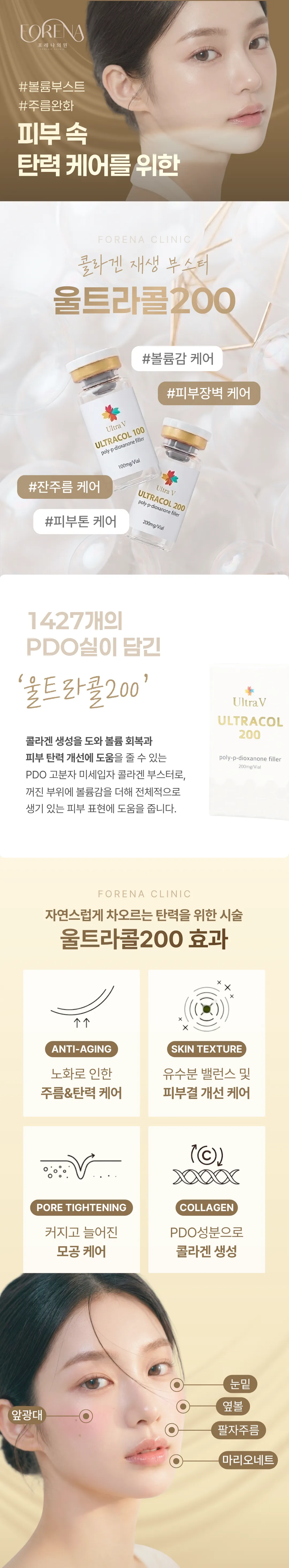 포레나의원 [홍대] 눈밑 팔자주름 울트라콜 200 이벤트, 시술 상세 이미지