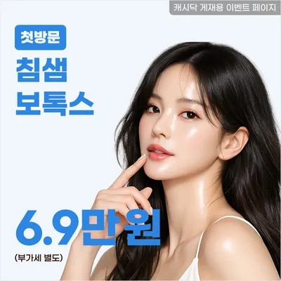 침샘 보톡스 (귀밑, 턱밑샘 중 택1) 이벤트 썸네일 이미지