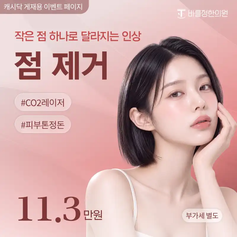 점제거 CO2 어븀야그 레이저 피부톤 정돈