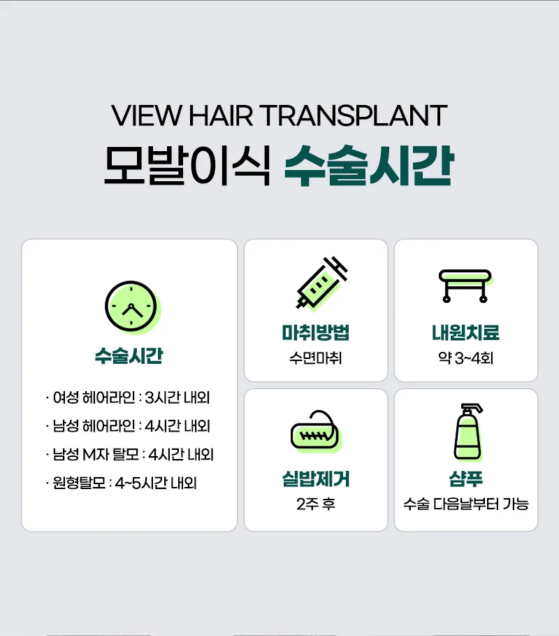 뷰성형외과 ❤뷰❤헤어라인 모발이식 이벤트, 시술 상세 이미지