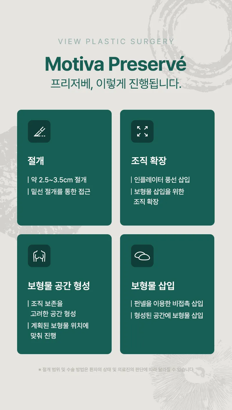 ❤뷰❤모티바 프리저베 가슴성형수술