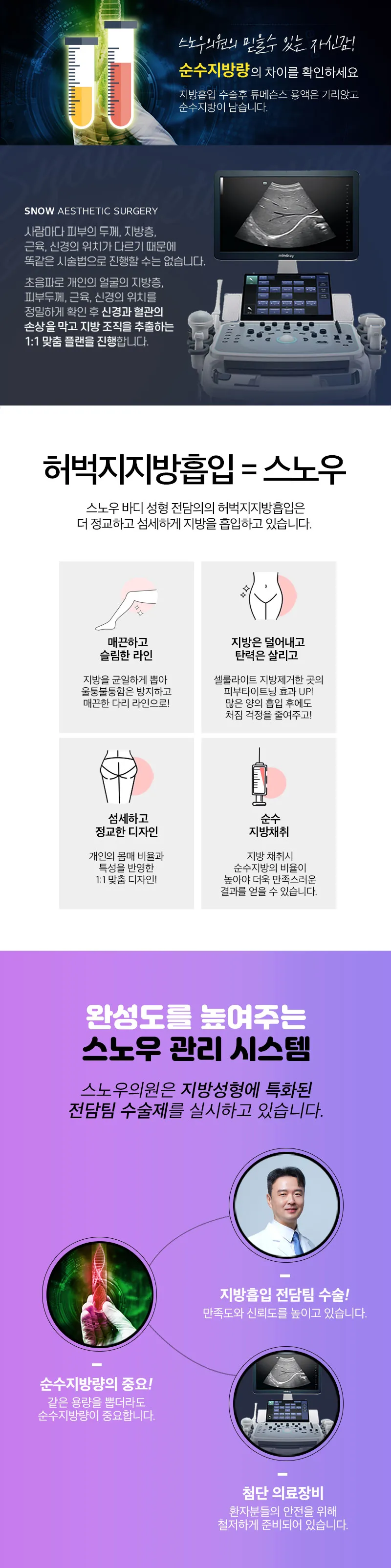 스노우의원 대용량 허벅지 지방흡입 이벤트, 시술 상세 이미지