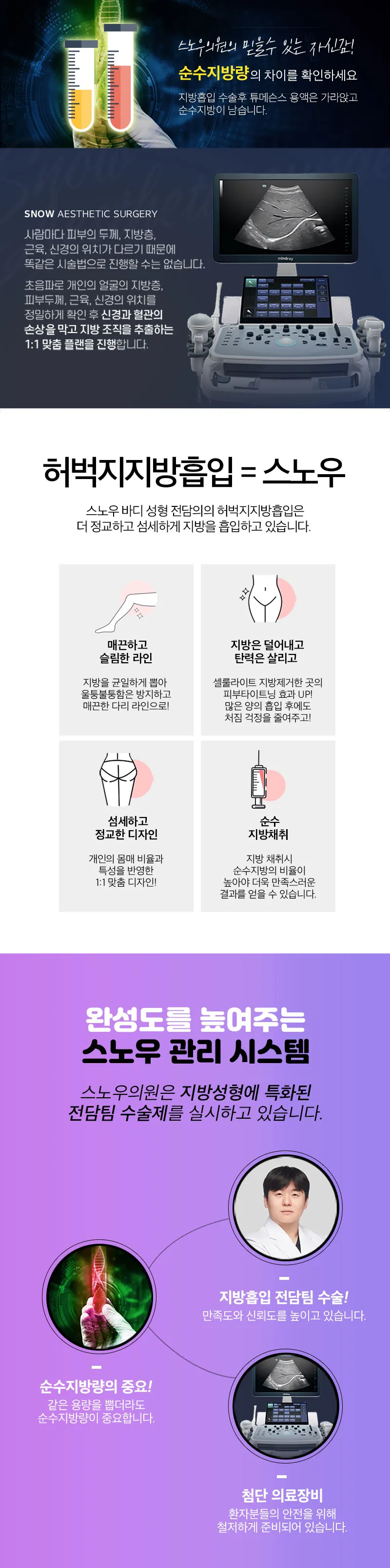 스노우의원 대용량 허벅지 지방흡입 이벤트, 시술 상세 이미지