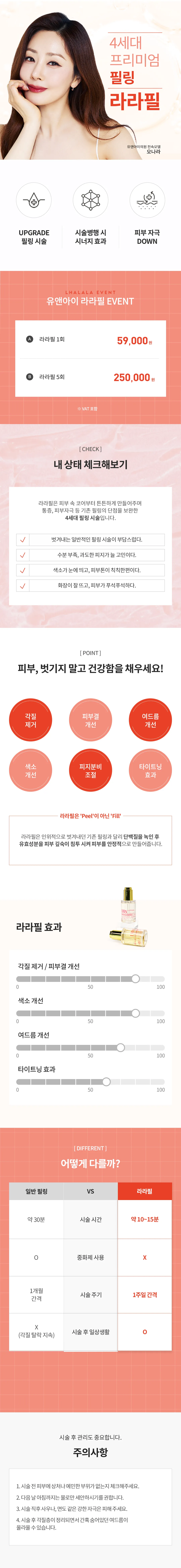 유앤아이의원 산본점 산본) 예쁜 피부 라라필 이벤트, 시술 상세 이미지