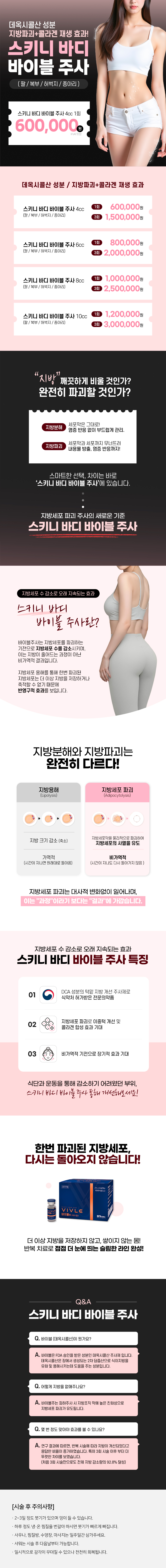 리버스클리닉 명동점 지방파괴 스키니 바디 바이블 주사 이벤트, 시술 상세 이미지