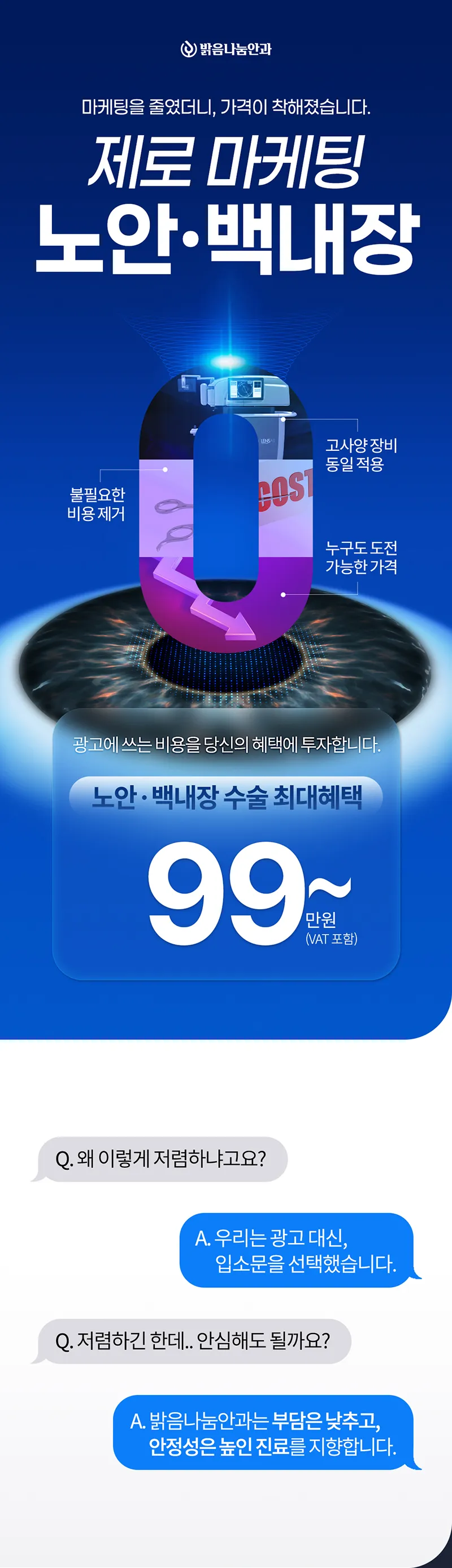 밝음나눔안과 강남점 시력에 청춘을 노안백내장수술 이벤트, 시술 상세 이미지